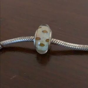 Leopard print pandora bracelet charm